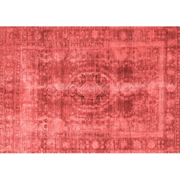 Ahgly Company Indoor Rectangle Persian Red Traditional Area Rugs, 7' x 9'