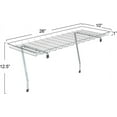 thumbnail image 3 of Household Essentials Rear Display Over-The-Washer Storage Shelf to Organize and Store Laundry Room Supplies, Silver, 3 of 8