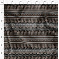 thumbnail image 3 of Soimoi Pure Silk Black Fabric By the Yard - 42 Inch Wide - Ethnic Geometric Material - Artistic and Modern Patterns for Various Uses Printed Fabric, 3 of 6