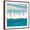 Brown Frame, variant on Art.com Afternoon Regatta II Art Print by Dan Meneely, Black Frame Wall Art, 21" x 21"