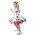 thumbnail image 2 of Girls Officially Licensed Nickelodeon Jojo Siwa Emoji Dress Halloween Costume S, Multi Colored, 2 of 7