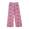 thumbnail image 1 of Pantalons de Pyjama Roses pour Femmes, Bas de Pyjama Longs et Doux pour Dormir, Pantalons de Pyjama Décontractés TTG, 1 of 5