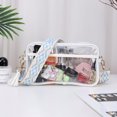 thumbnail image 1 of Women Crossbody Bag Clear Purse Transparent Shoulder Bags Stadium Approved, 1 of 9