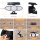 thumbnail image 3 of Lámpara De Pared Solar De 3 Cabezales 3 Modos De Iluminación Lámpara De Pared Ajustable 2500Mah Luz De Pared Exterior Para Camino Porche Patio Jardín matsuzay HA016716-00, 3 of 7
