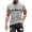 Grey, variant on Men's Fashion City Theme Printed Casual Comfortable Top Black XL Black XL