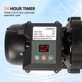 thumbnail image 7 of Katxon Sand Pool Filter 13in Tank With 3/4HP Pool Pump, Max 3435GPH for Pools Up to 11000GAL, 7-Way Valve, 24H Timer Above Ground Inground Swimming Pool Pump, 7 of 7