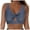 Light Blue, variant on GEWSEY Bikini Tops for Women Twist Front Swimsuit Top Cropped Tankini Tops Cut Out Bathing Suit Tops Only (Hot Pink, S)
