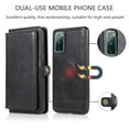 thumbnail image 5 of Galaxy S20 FE 5G Case, Allytech Multi-Function 2-in-1 Detachable Back Cover Multiple Credit Cards Holder and Cash Pocket Folio Flip Stand Wallet Purse Case for Samsung Galaxy S20 FE 6.5-Inch, Black, 5 of 8