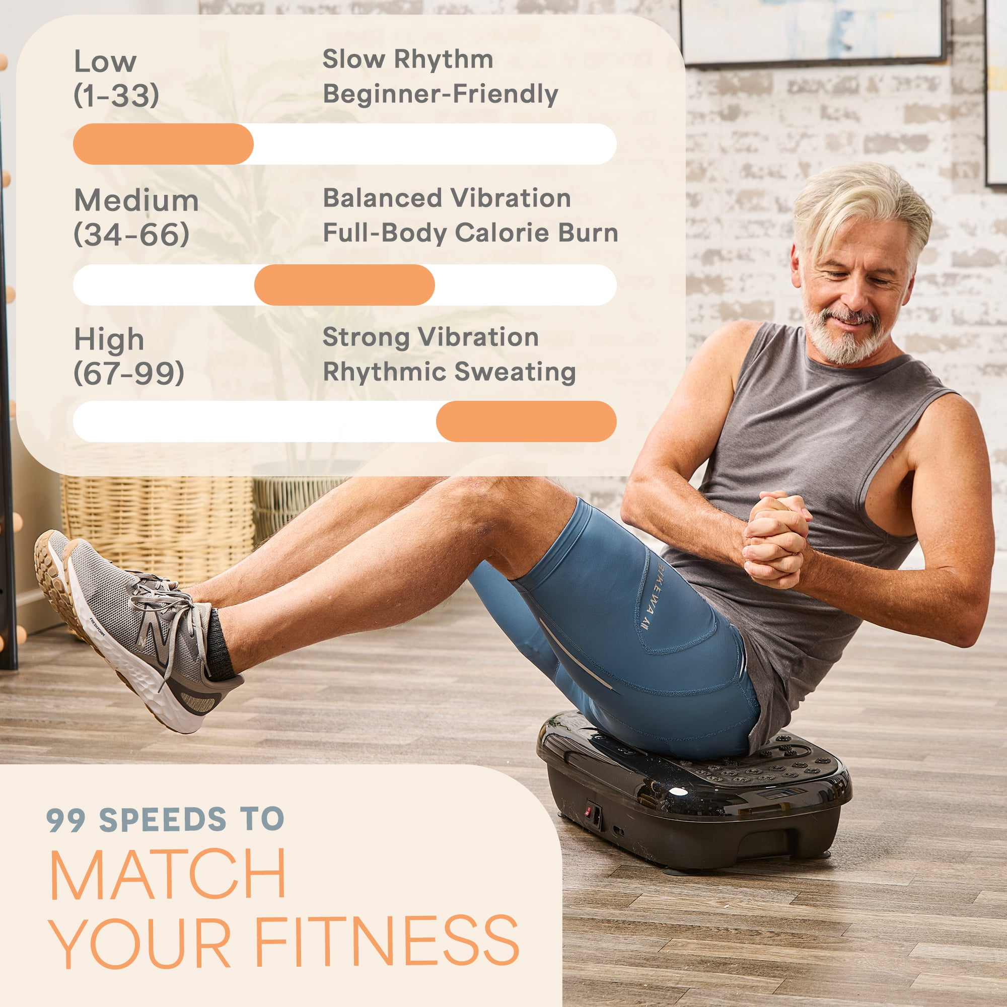 Lifepro HexaPlate Lite Vibration Plate Exercise Machine – Full Body Vibrating Plate for Weight Loss, Lymphatic Drainage & Recovery – Compact Home Workout with Magnetic Acupoints & Remote - Black