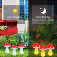 thumbnail image 2 of YZYOE Paquete de 20 Luces Solares LED para Exterior, Mini Setas Rojas, Luz Cálida, Impermeables, para Decoración de Jardín con 8 Modos de Iluminación, 2 of 6