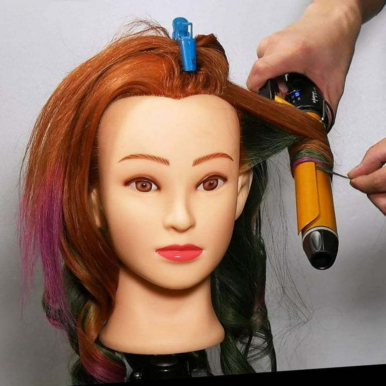 Premium Mannequin Head With 100% Real Human Hair Long - Temu Poland