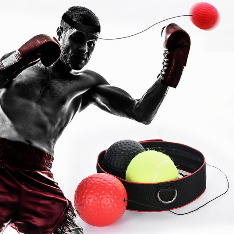 Boxing Reflex Ball Fight Ball Reflex on String with Headband for Fight MMA  Training Speed Reactions AdultKids Improve Punch Focus Sport Exercise on  OnBuy