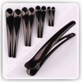 thumbnail image 3 of Negro, 12 piezas, 12 cm, pinzas para el cabello profesionales para corte de peinado, pinzas para el cabello antideslizantes sin marca de pato, pinzas para cortar el cabello para peluquería, 3 of 5