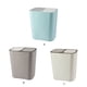 thumbnail image 3 of Wosthever Botes de basura pequeños de doble cubo: ahorran espacio para una fácil gestión de residuos Botes de basura con separación seca y Suministros de limpieza para el hogar Marfil, 3 of 6
