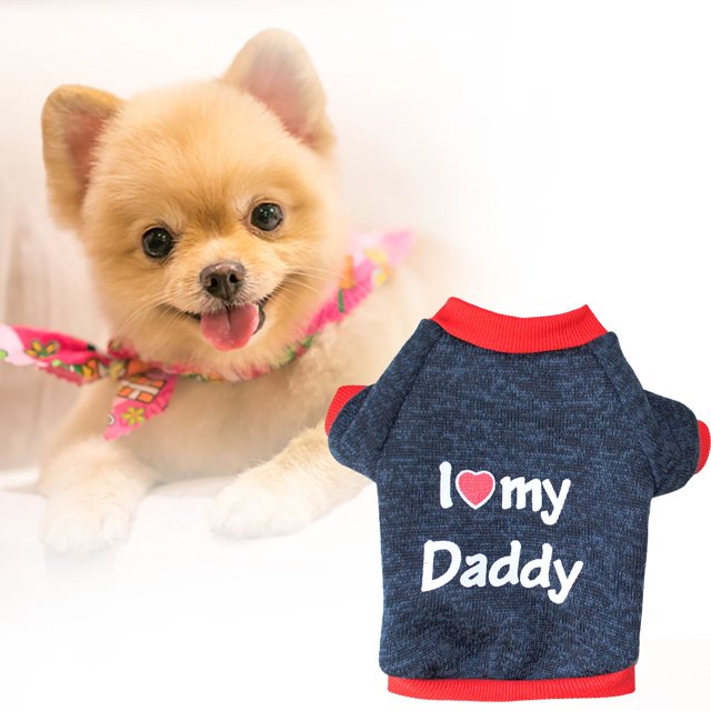 Dog Sweater Parents' Sweater Dog Sweater Parents' Sweater Pet Clothes for Medium Dogs Boys Pet Clothes for Small Dogs Girls Dress Pet Clothes for Small Dogs Male Designer Look Pet Clothes Hangers