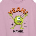 thumbnail image 3 of Monsters Inc. - Mike Yeah Maybe  - Women's Racerback Tank Top, 3 of 5