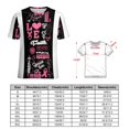 thumbnail image 2 of Pink Ribbon Love Faith Hope Women's Short Sleeve T-Shirt Crew Neck Casual Summer Trendy Loose Fit Tops, 2 of 6