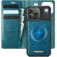thumbnail image 1 of Case for iPhone 17 Pro, PU Leather Wallet Flip Case with Card Holder RFID Blocking, Magnetic Detachable Shockproof Phone Cover Wireless Charging Compatible for iPhone 17 Pro (6.3 inch), 1 of 9