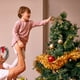 thumbnail image 4 of Fiudx Liquidación navideña paquetes de lazos navideños de tela no tejida, cepillados, para decoración navideña, para árboles de Navidad, 4 of 6