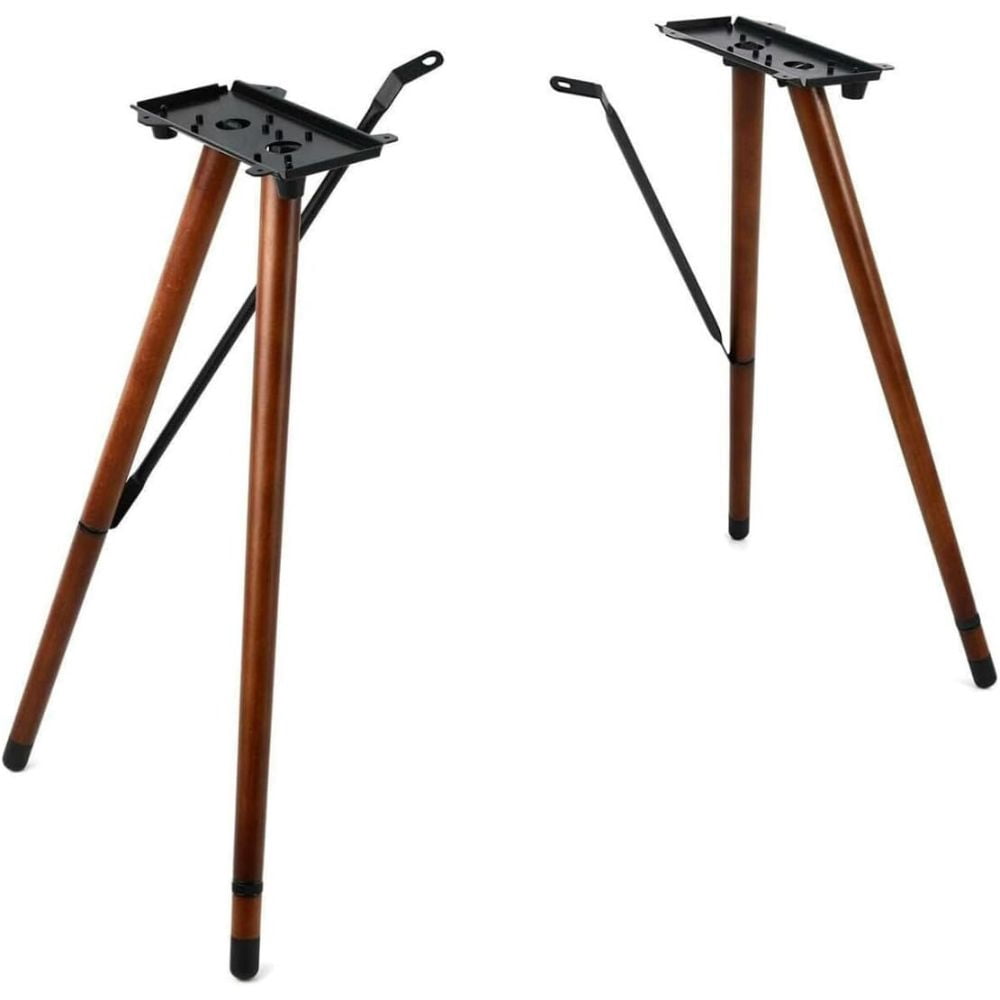 Arturia Astrolab 88 Avant-Garde Stage Keyboard with Analog Lab Pro Integration Bundle with Arturia Wooden Legs for KeyLab 88 MkII and PolyBrute — Adjustable, Sturdy and Elegant Stand
