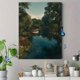 thumbnail image 4 of Qisvanset 12x16 Inch Woman with Blue Bird Yellow Flowers Canvas Painting Wall Art, 4 of 5