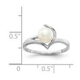 thumbnail image 5 of Real 14kt White Gold FW Cultured Pearl FW Cultured Pearl Ring Size: 6; for Adults and Teens; for Women and Men, 5 of 5