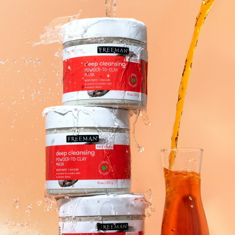 Freeman Bentonite and Kaolin Powder to Clay Facial Mask, Face and