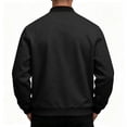 thumbnail image 6 of Men's Bomber Jacket Lightweight Spring Fall Casual Windbreaker Full Zip Outwear Coat, 6 of 6