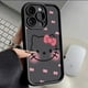 thumbnail image 3 of Sanrio funda de teléfono de Anime para iPhone, 11, 12, 13, 14, 15 Pro Max, X, XS, XR, X, 8, 7 Plus, SE2, funda de silicona, lindo y fresco, Gato de Hello Kitty, 3 of 5