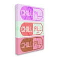 thumbnail image 3 of Stupell Industries Various Chill Pill Shapes Graphic Art Gallery Wrapped Canvas Print Wall Art, Design by Daphne Polselli, 3 of 7