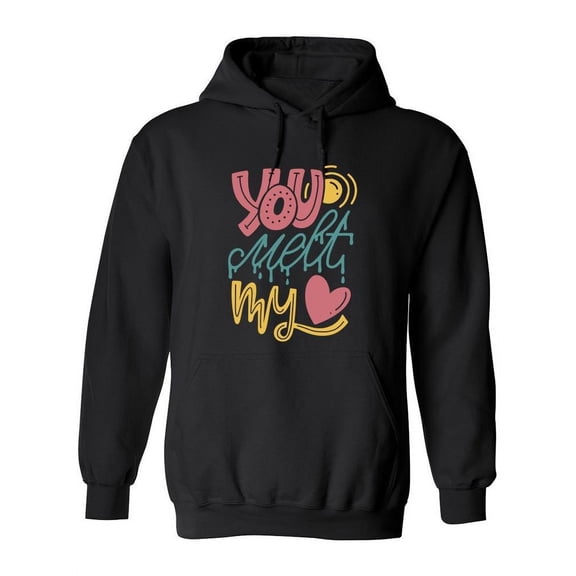 You Melt My Heart. Hoodie Women -Image by Shutterstock, Female x-Large