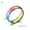 A, variant on Men Women Rainbow Colorful Ring Stainless Steel Band Lesbian & Gay Couple Rings-E-8