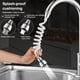 thumbnail image 5 of Billuyoard Extensión de grifo de agua ABS, portátil, ajustable, reemplazo de grifo de baño para casa interior, accesorios de conector extensor Accesorios de baño, 5 of 6