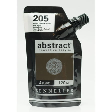 UPC: 3046450042037 | Sennelier Abstract Acrylic 120ml Satin Raw Umber