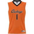 thumbnail image 2 of Unisex GameDay Greats #1 Orange Oklahoma State Cowboys Lightweight Basketball Jersey, 2 of 4