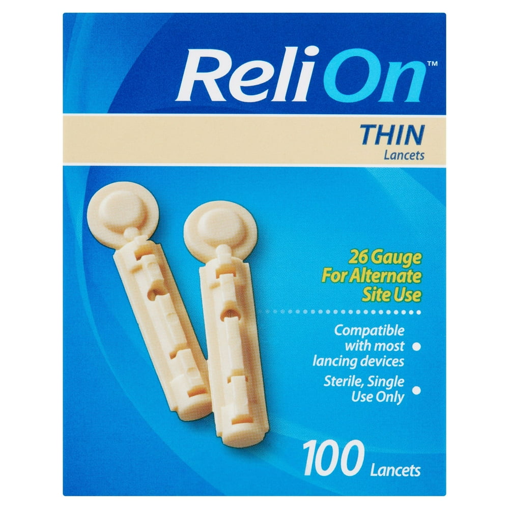 ReliOn Thin Lancets, 26 Gauge, 100 count