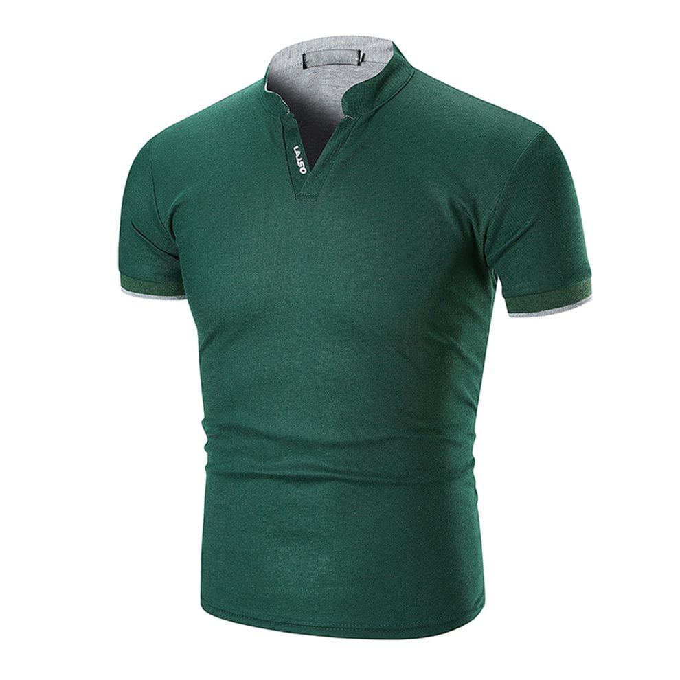 Men S T Shirt Summer Half Sleeve Loose T Shirt Stand Collar Polo T Shirt Walmart Canada Men S T Shirt Summer Half Sleeve Loose T Shirt Stand Collar Polo T Shirt Walmart Canada