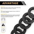thumbnail image 4 of Unique Bargains Universal Oil Seal TC Double Lip W Steel Spring Seal Ring Rotary Shaft Seal 28x47x7mm High Pressure NBR Rubber Black 5pcs, 4 of 7