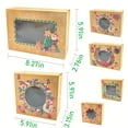 Christmas Cookie Boxes Christmas Treat Boxes with Window Kraft Baking