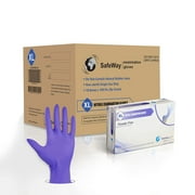 SafeWay Premium Nitrile Disposable Exam Gloves, X-Large, 1000/Box Ambidextrous Gloves with Textured Fingertips, Food & Medical-Grade for Cooking, Cleaning, and Pet Care