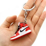 DSK GLOBAL Nike Jordan Mini Shoe Keychain  Sneaker Party Favors Pendant Keyring  Rubber Multicolour
