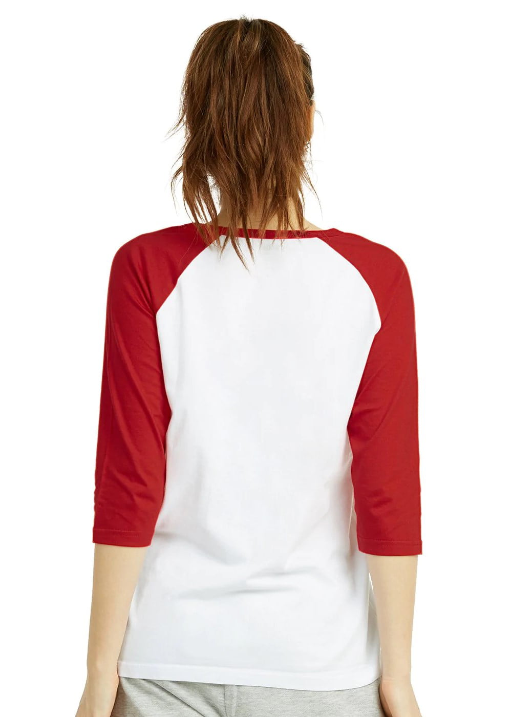 Boston Red Sox Soft as a Grape Women's Plus Size Baseball Raglan 3/4-Sleeve  T-Shirt - Heathered Gray/Red