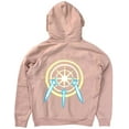 thumbnail image 2 of Copes X Celestial Unisex Limited Edition Rhinestones Angel Hoodie Sweatshirt (Medium, Off Pink), 2 of 3