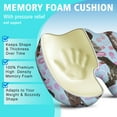 thumbnail image 5 of Premium Dog Pattern Memory Foam Seat Cushion Ergonomic Chair Pad for Office Chair, Car, Airplane & Bleachers Sciatica, Tailbone Hip & Back Pain Relief - Chair Cushion for Long Office Workers., 5 of 5