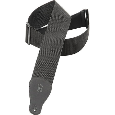 2 Inch Polypropylene Guitar Strap - Levy's M8P3-BLK 3