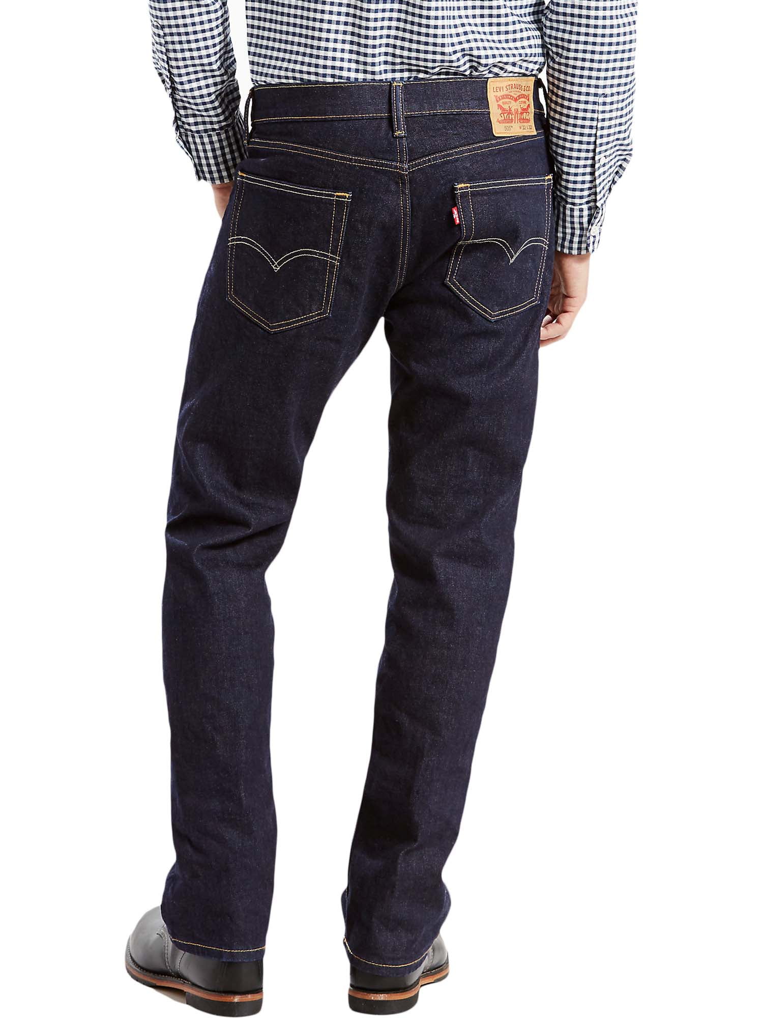 Levis Men's 505 Regular Fit Jeans 