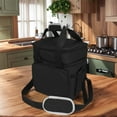 thumbnail image 5 of Unique Bargains Insulated Lunch Bag for Work, Office, Picnic Black, 5 of 6