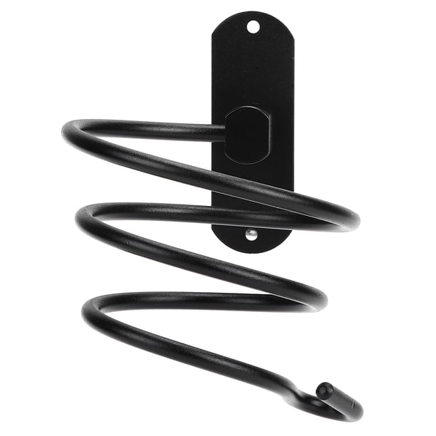 Organizador de secador de pelo, soporte para secador de pelo, soporte para secador de pelo de pared, soporte para secador de pelo montado en la pared, elaborado con cuidado