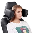 thumbnail image 3 of Paño de esponja negro de Atenas - Almohada de viaje para el cuello del automóvil Adepaton LKX-1074, 3 of 6