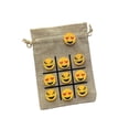 thumbnail image 1 of Set Tic Tac Toe con temática de fiesta de cumpleaños con minigomas de borrar con emojis, 1 of 3